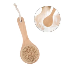 Щетка для ванны, мягкие щетки для волос, для очистки кожи тела, короткая ручка, душ-массажер, щетка