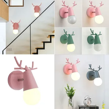 

Europe Vintage Metal wall Lamp Modern Northern Industrial Indoor Lighting Bedside Lamps LED Wall Industrial Indoor light