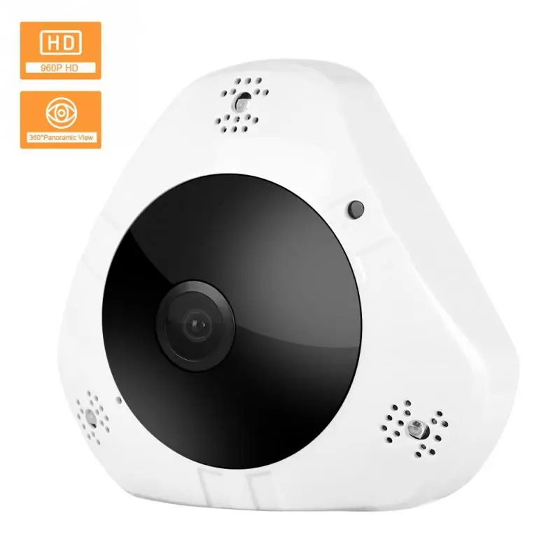 

360 Degree Panoramic ONVIF Wifi IP Surveillance Camera 1.3MP Wireless Fish Eye Camera US plug