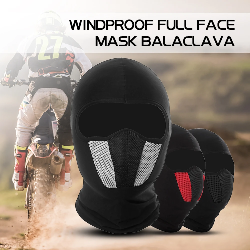 

WOSAWE Windproof Dustproof Full Face Mask Balaclava Hood Helmet Liner for Cycling Motorcycle Outdoor Sports face mask 2019