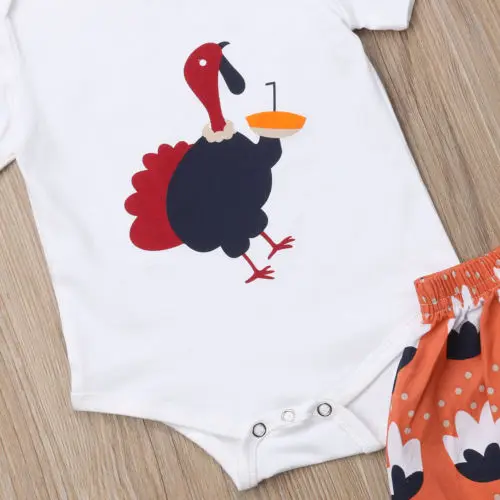 День благодарения детская одежда для маленьких девочек бодик вечерние юбки