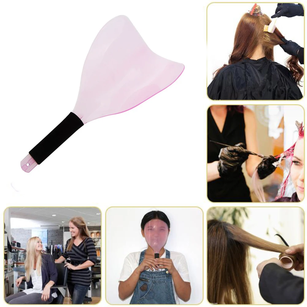 

1Pcs Professional Hairdressing Haircut Face Cover Mask Hair Cutting Dyeing Protector Shield Cover Pro Salon Hair Styling Tools
