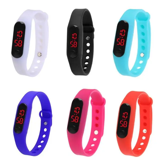 Fashion LED Display Plastic Electronic Digital Watch Unisex Bracelet Watch Fashion LED Display Plastic Electronic Digital Watch Unisex Bracelet Watch