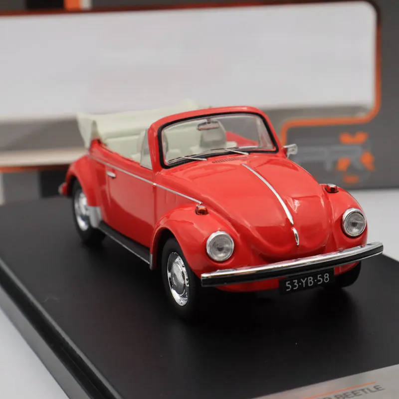 Premium X 1:43 V~W SUPER BEETLE 1973 CONVERTIBLE RED PRD530 Diecast Models Car Limited Edition Collection