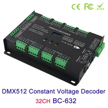 32CH DMX512 CV POWER DECODER DC5~24V BC-632 driver Support RDM Controller output 3A*32CH for constant voltage RGB RGBW led strip 32CH DMX512 CV POWER DECODER DC5~24V BC-632 driver Support RDM Controller output 3A*32CH for constant voltage RGB RGBW led strip