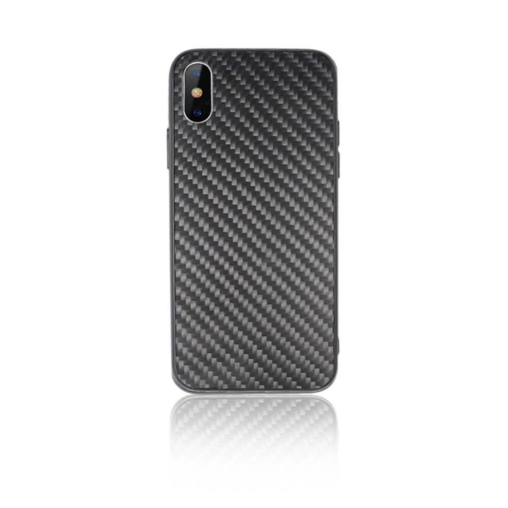 Carbon Fiber Phone Case 360 Degree Protection Shockproof Cover Slim Fit