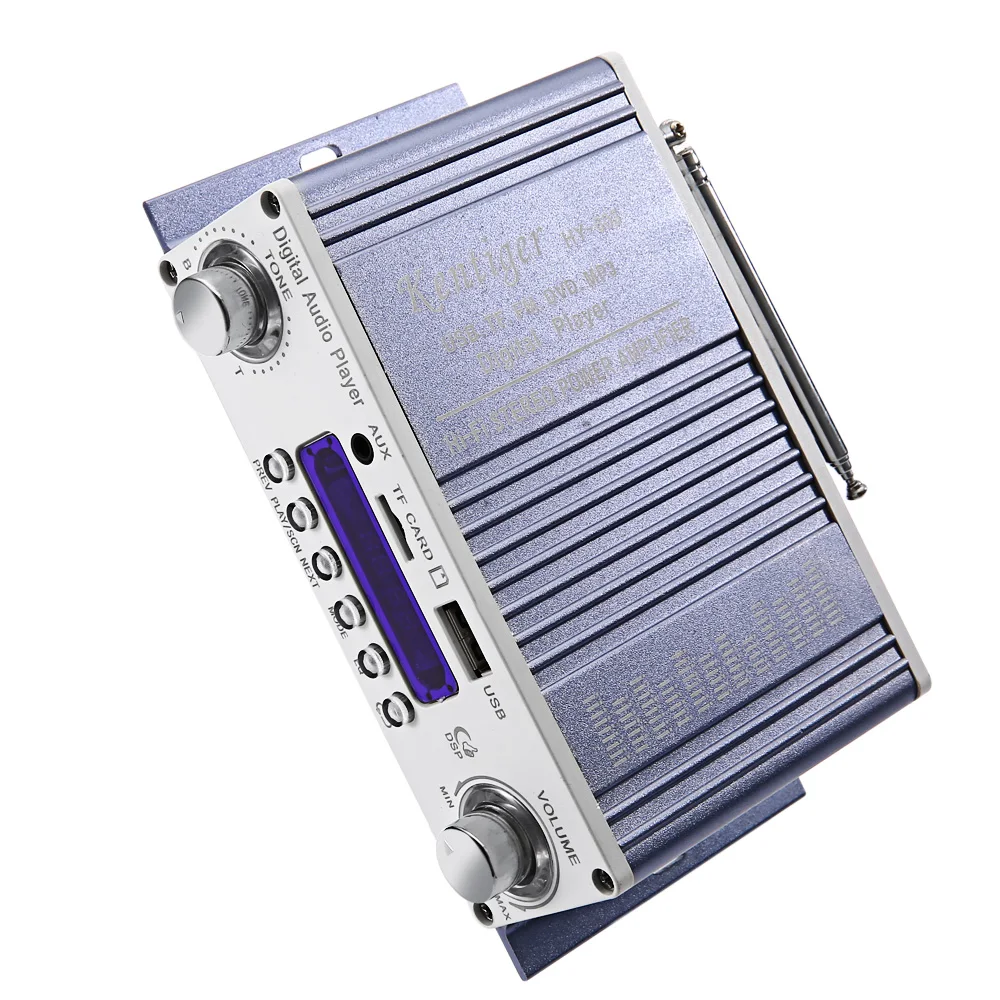 Kentiger HY 603 HiFi стерео Мощность цифровой аудио усилитель с ИК Управление FM MP3 USB