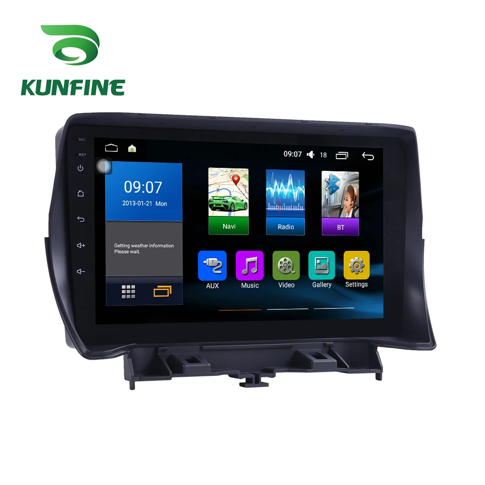 Восьмиядерный 1024*600 Android 8 1 автомобильный DVD GPS навигационный плеер Deckless стерео для