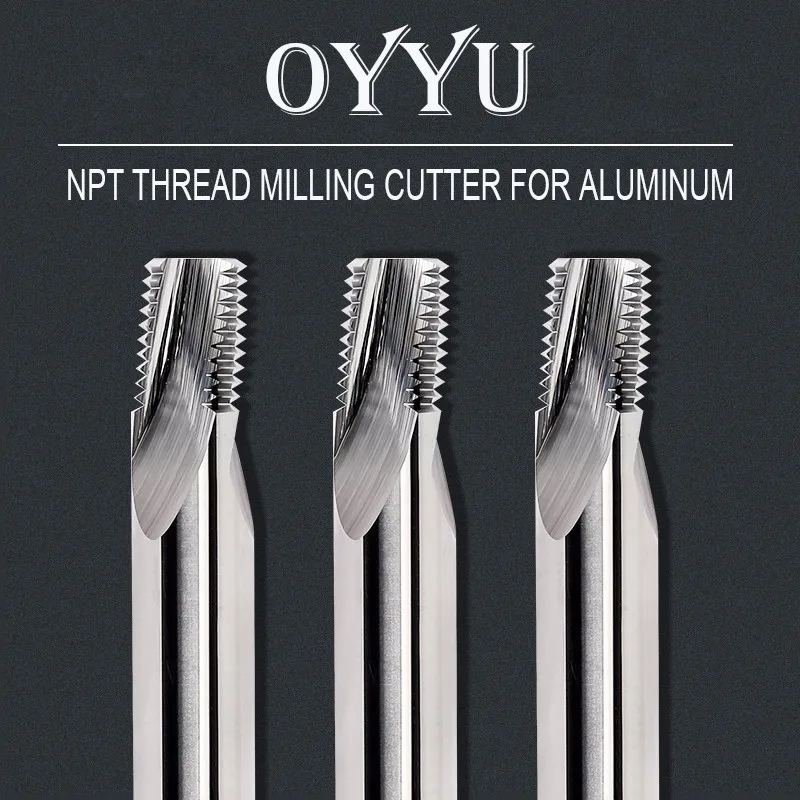 

Aluminum with American NPT thread full tooth machining center milling cutter carbide tungsten carbide milling cutter