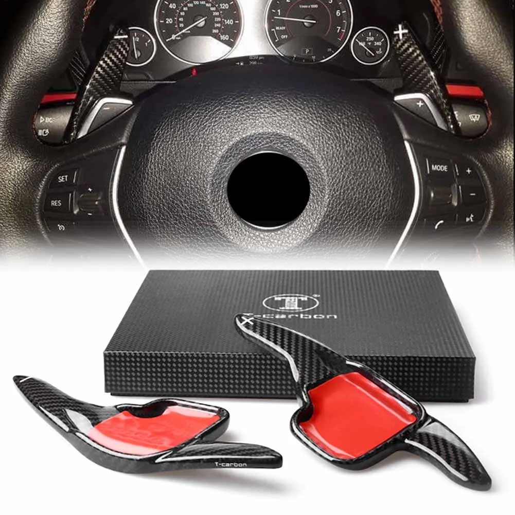 Углеродное волокно руль расширение Paddle переключения передач для BMW F30 F31 F32 F10 F20 на
