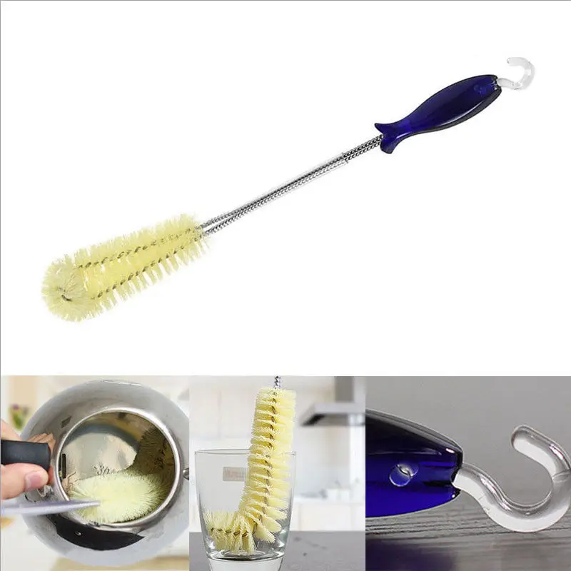 1x Long Bottle Cleaning Brush Kitchen Brew Long Handle Scrubbing Clean