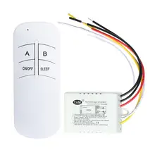 1/2/3 Port Wireless Remote Control Switch ON/OFF 220V Lamp Light Digital Wireless Wall Remote Switch Receiver Transmitter