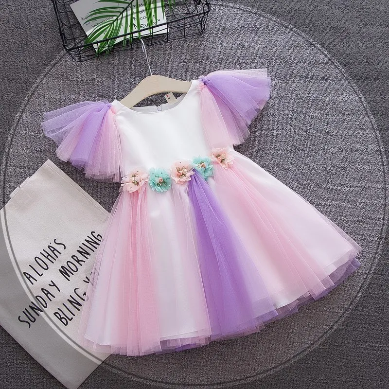 

2019 New Pattern 1-3 Year Woman Baby Sleeveless Summer Year Girl Dress Baby Vest Summer