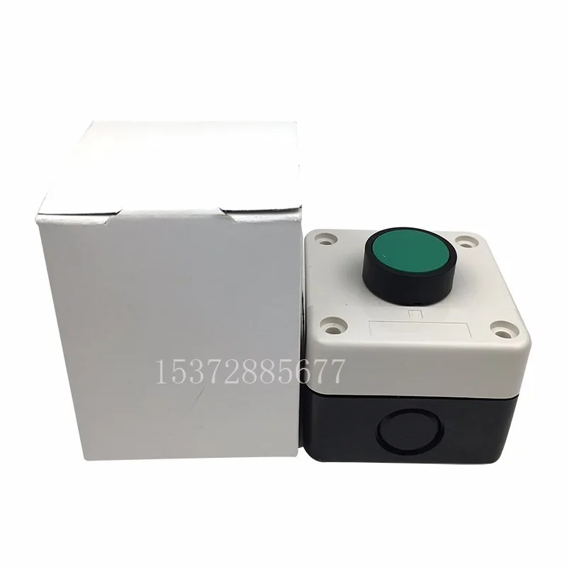 

1 hole button box start button green elevator lift garage door button switch