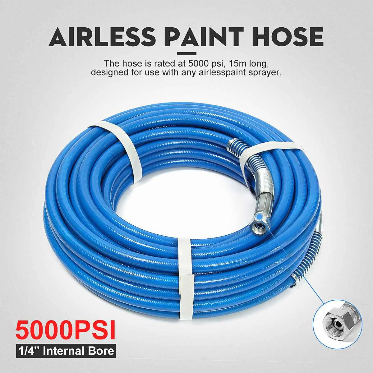 

Spray Hose Airless Hose 5000PSI High Pressure Pipe Airless sprayer Airless Paint Hose For Sprayer G un Sprayer Water