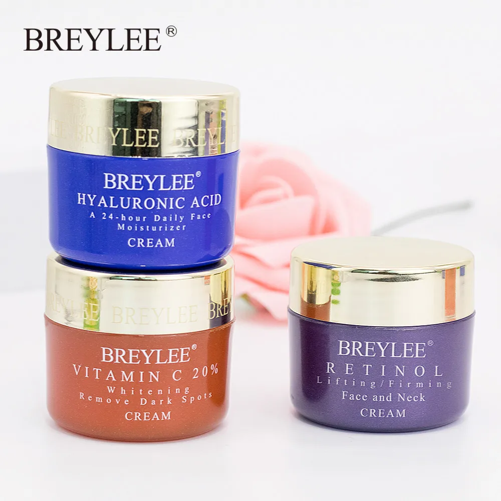 

40g Face Cream Hyaluronic Acid Moisturizing Retinol Whitening Vitamin C Anti Wrinkle Acne Treatment Nourishing Skin Care