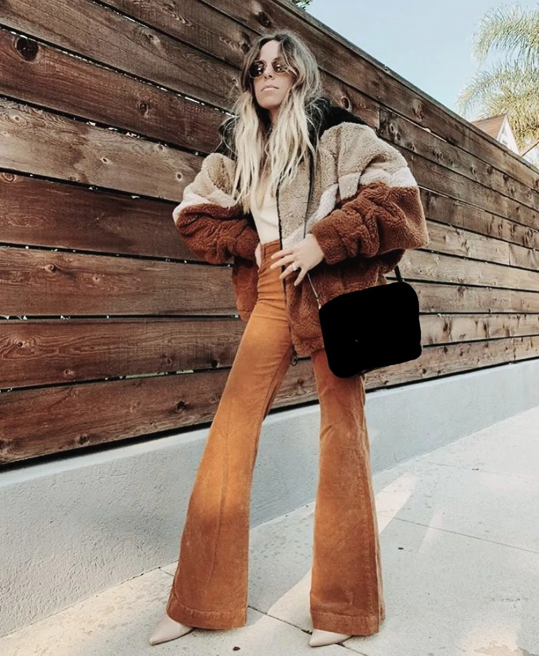 2019 New Fashion Corduroy Flare Pants Women Casual Fold Zipper Pockets High Waist Pants Streetwear Solid Trousers 2019 New Fashion Corduroy Flare Pants Women Casual Fold Zipper Pockets High Waist Pants Streetwear Solid Trousers