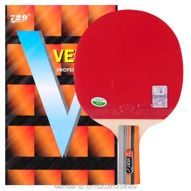 

Original 729 finished racket Very-2 loop with fast attack for children and new or middle player table tennis racket ping pong