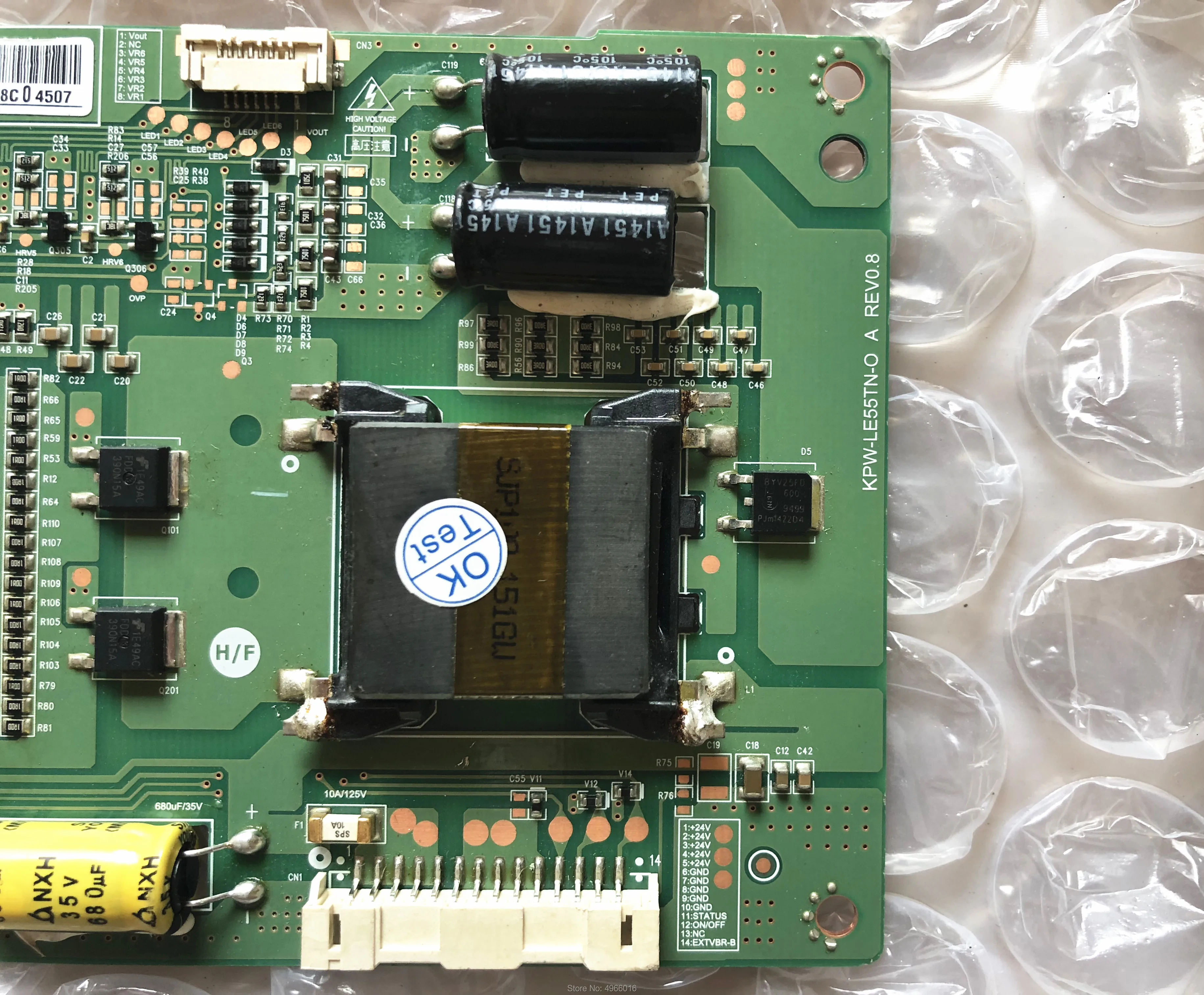 Оригинальная Высоковольтная плата 6917L 0118A B PPW LE55TN O REV0.8 DJ оборудование