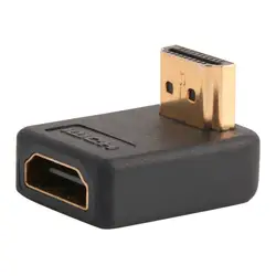 90 градусов HDMI мужчин и женщин Порты и разъёмы адаптер под прямым углом Расширение Преобразователь Поддержка высокое Скорость передачи