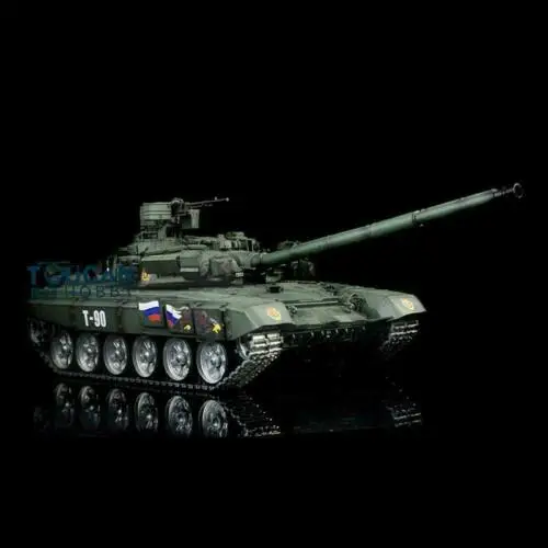 Henglong 1/16 зеленый TK 6 0 S поколение инфракрасный боевой T90 RTR RC Танк 3938 360 Вращение