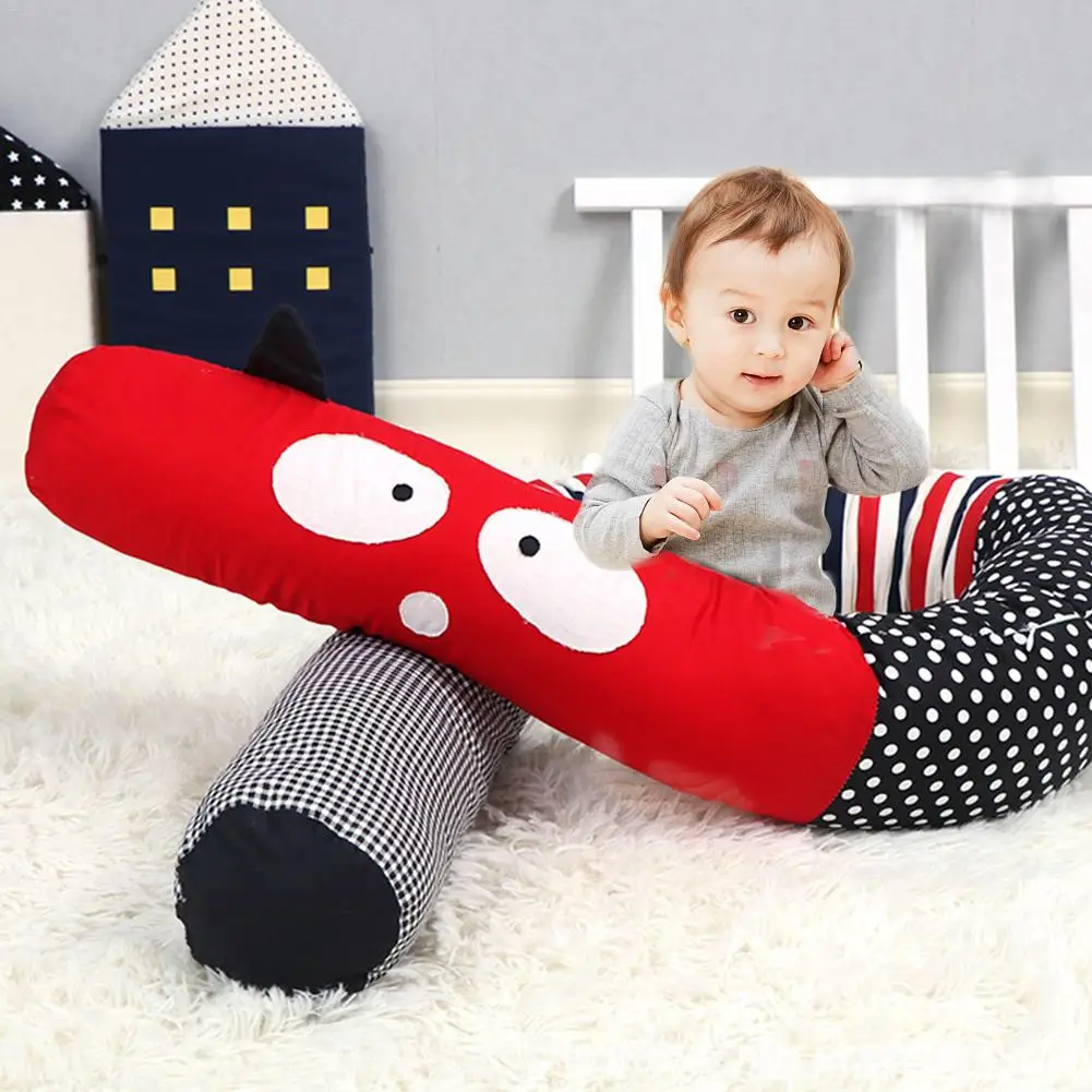 

27*27*10cm Baby Cartoon Crib Bumper Guards Cotton Liner Multifunctional Leg Pillow Stroller Cushion For Baby Sleep Safety