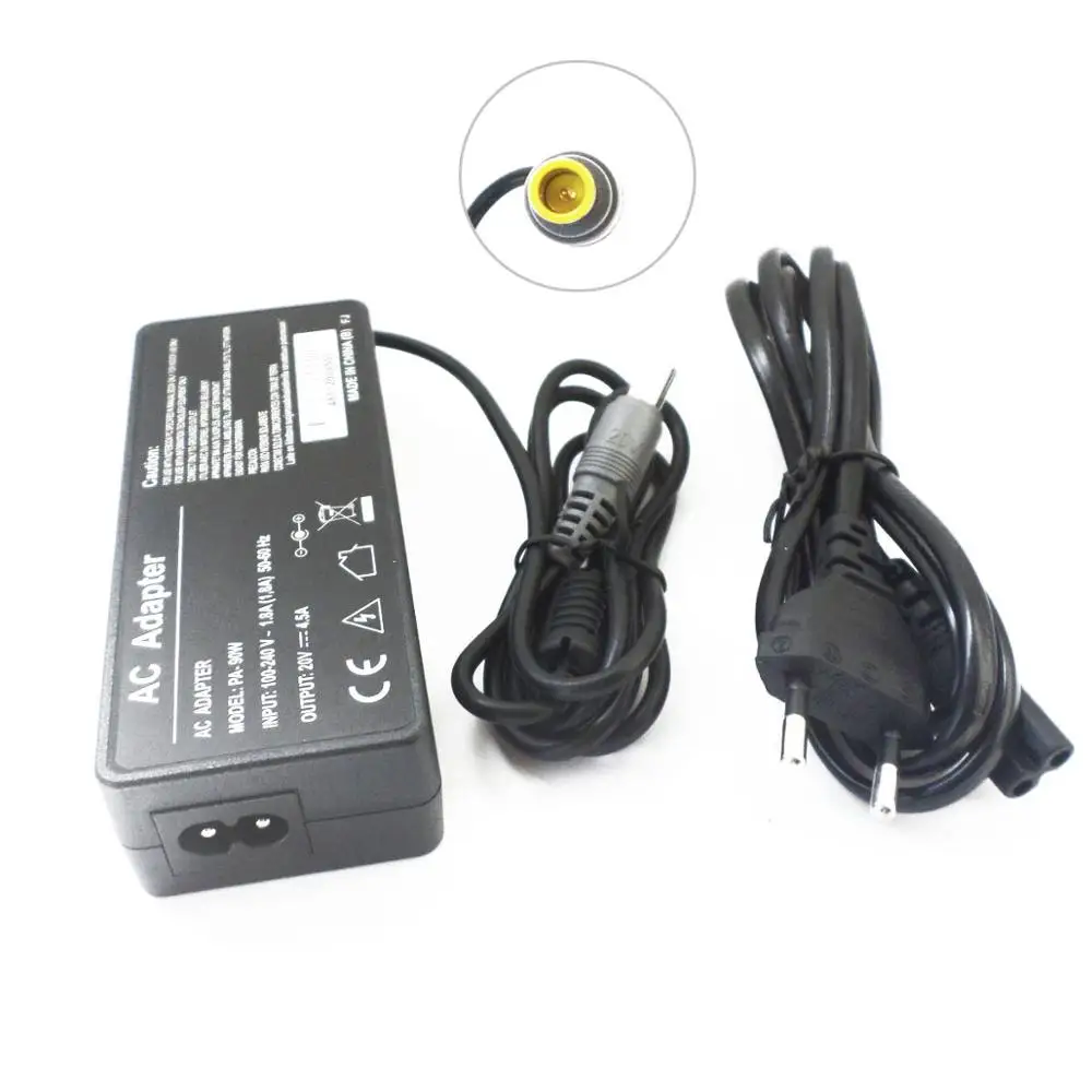 

90W Laptop Power Supply Charger For Lenovo Thinkpad 92P1211 92P1212 92P1255 92P1253 92P1254 93P5026 HQ984 Notebook PC AC Adapter