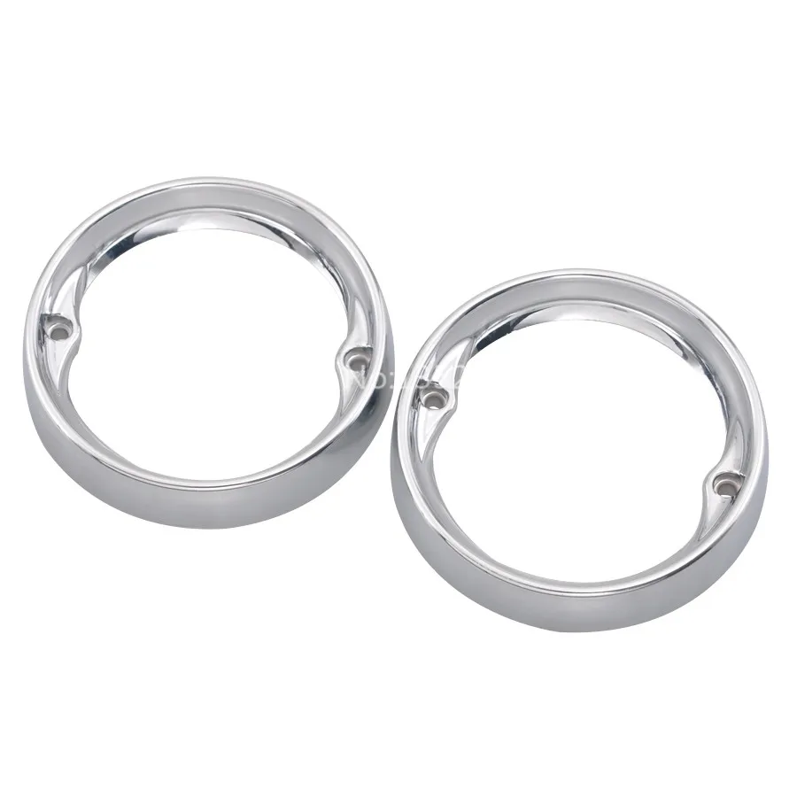

Turn Signal Light Chrome Trim Rings Covers Bezels Visors Fits For Harley Touring Glides FLSTC FLSTN FLHR FLST Motorcycles