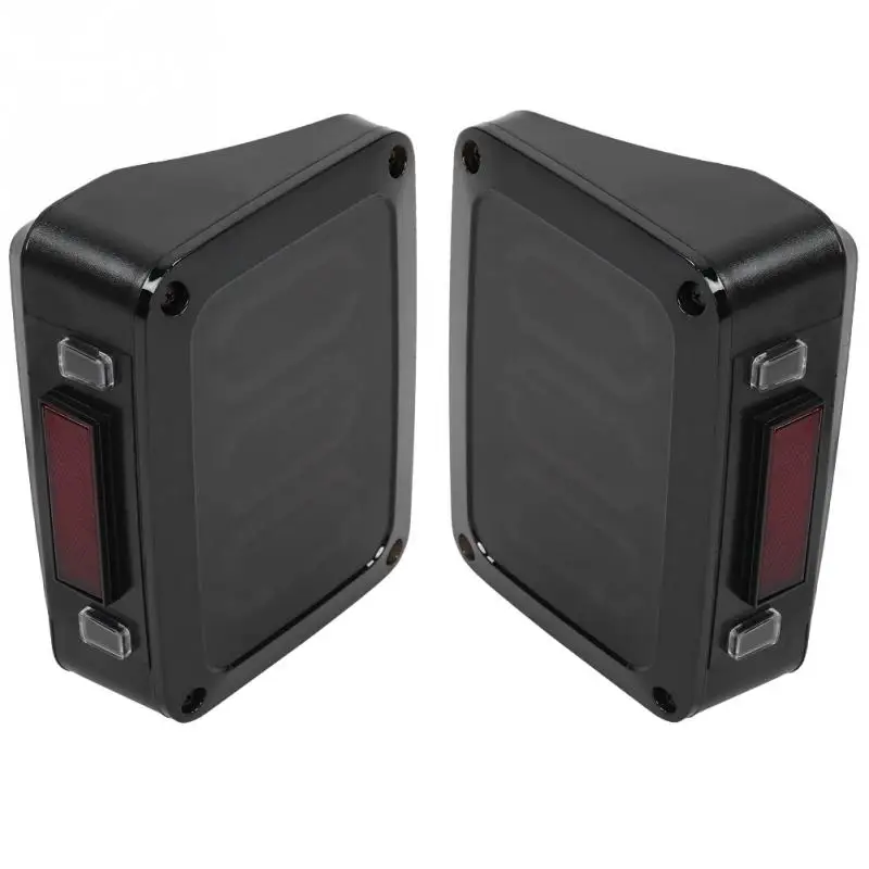 

Pair of Black Housing LED Tail Lights LH+RH for Jeep Wrangler 07-17 (Europe Standard) Car LED Rear Tail Light Car Styling New