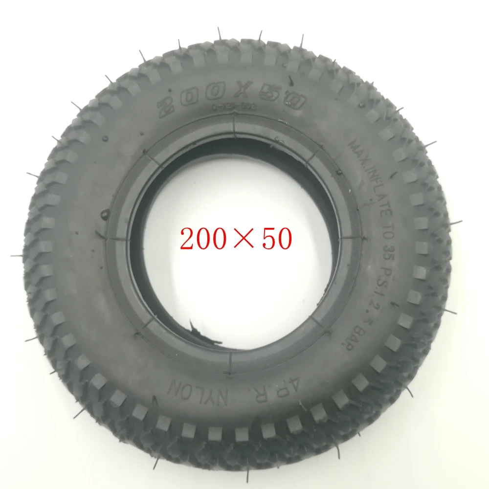 

Best Price Original 200 x 50 (8"x2") Scooter Tire for Scooters Pocket Bike Motorcycle Wheel Karting Tires