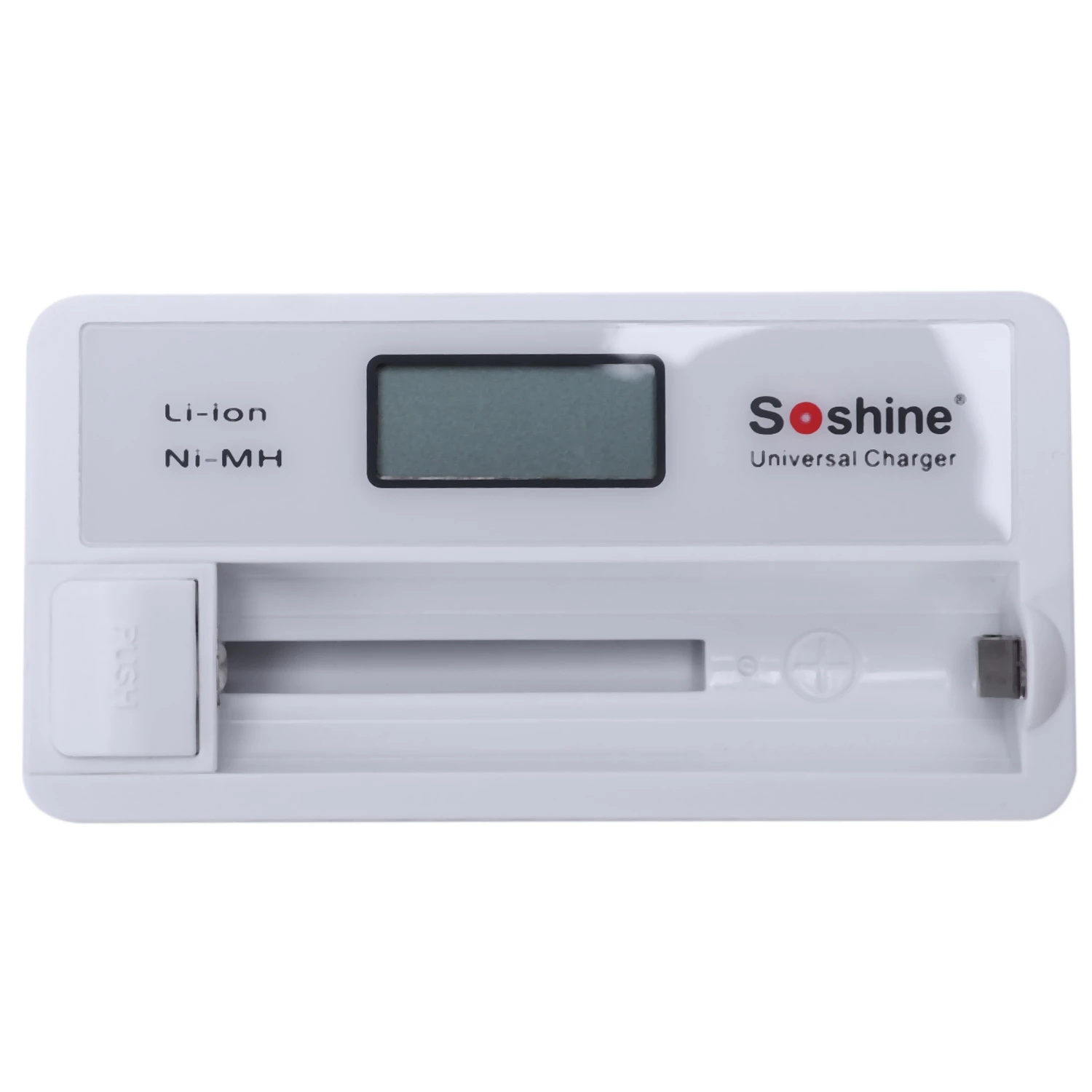 

OPQ-Soshine SC-S7 US plug LCD digital 1 slot 18650 14500 16340 battery charger White