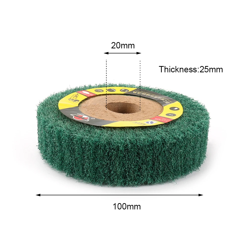Нетканый полировальный диск абразивный диск лоскут СС полировочное колесо диск 180 грит 1 шт. 100/125/150/200/250/300 мм "-12"