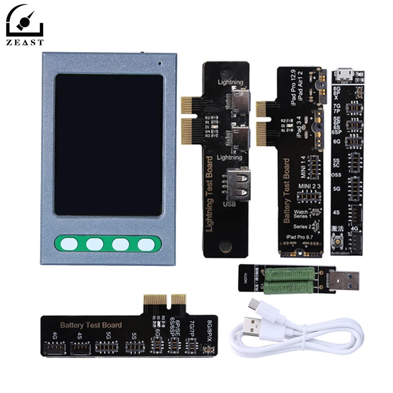 

New Professional Mobile Phone Battery Tester Clear Activation Board USB Data Cable Tester Battery-checker Battery Test Box