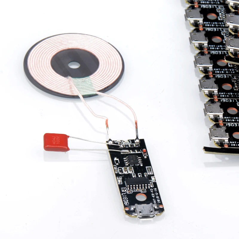 10 шт./лот Qi Беспроводное зарядное устройство PCBA для iPhone 8X8 usb чехол DIY samsung Galaxy S8 Plus