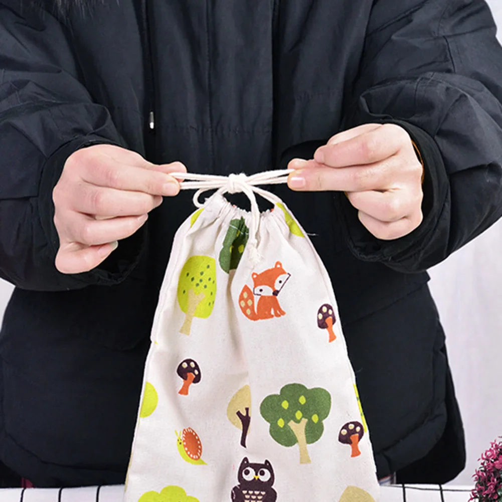 Fashion Portable Drawstring Bags Girls Shoes Women Cotton Travel Pouch Storage Clothes Handbag High Quality Makeup Bag huismerk kopen in de aanbieding Fashion Portable Drawstring Bags Girls Shoes Women Cotton Travel Pouch Storage Clothes Handbag High Quality Makeup Bag huismerk kopen in de aanbieding