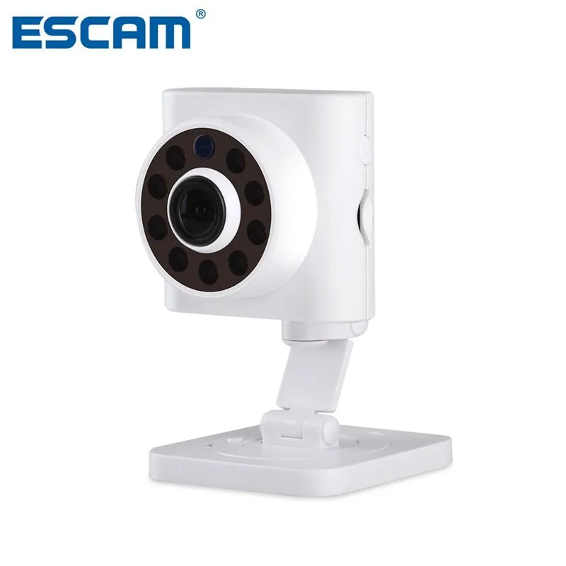 

ESCAM Wall E QF601 2.8MM Lens 720P Wireless WiFi Indoor Motion Detection 110 Degree Viewing Angle Night Vision IP Network Camera