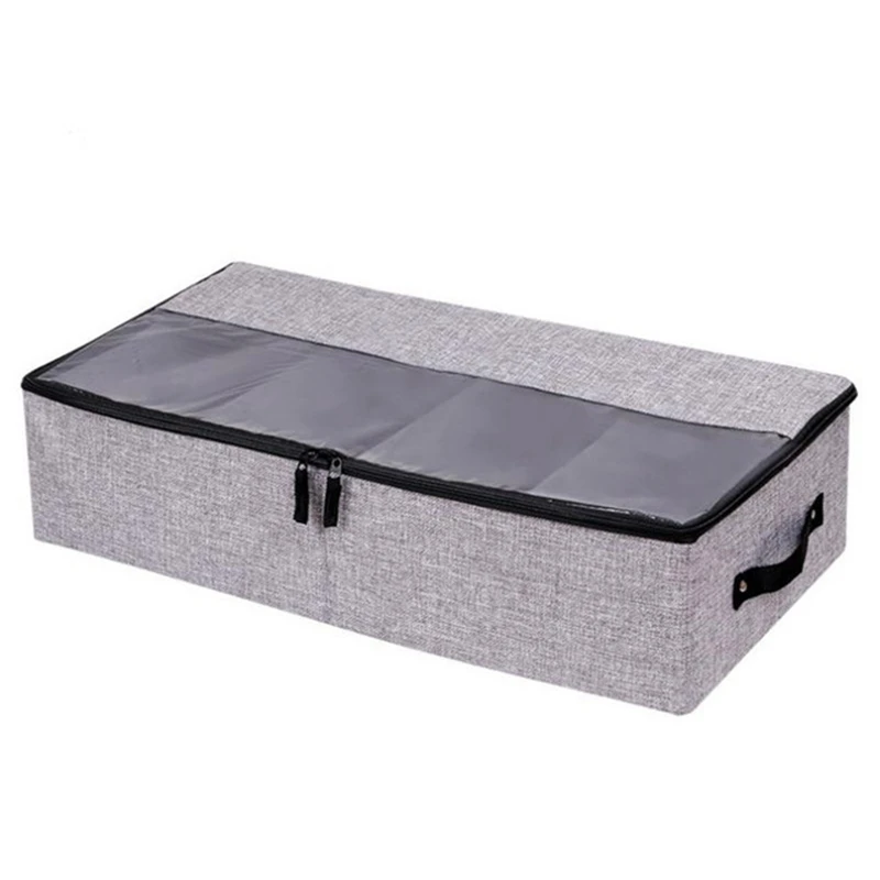 Foldable Storage Box For Shoes Wardrobe Closet Organizer Sock Bra Underwear Cotton Storage Bag