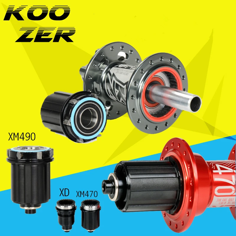 Koozer Hub XM490 XM470 XM460 Caps MTB Bicycle Hubs Converters Mountain