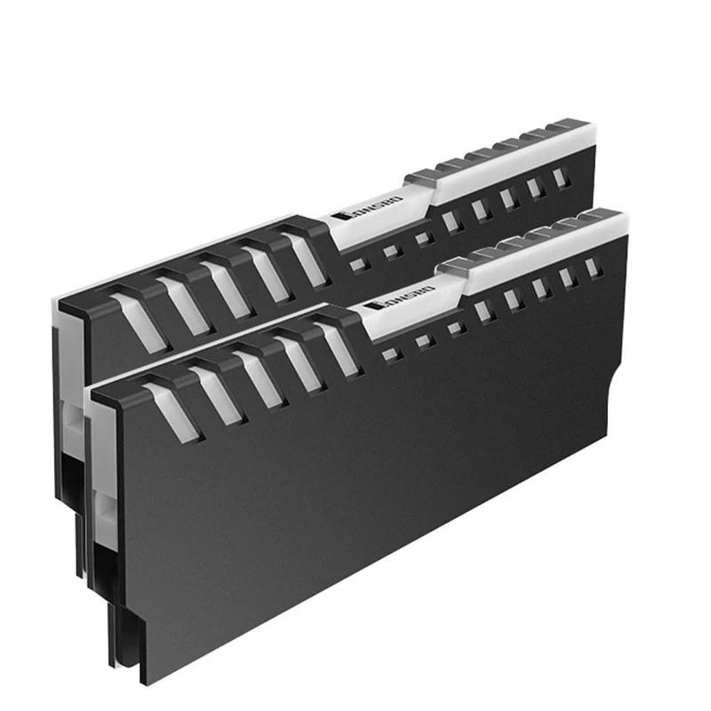 Baratos Jonsbo Nc 2 2 uds memoria disipador para memoria RAM mejor apoyo placa base de escritorio Aura Control de Color Rgb de aleación de aluminio refrigerador Shell