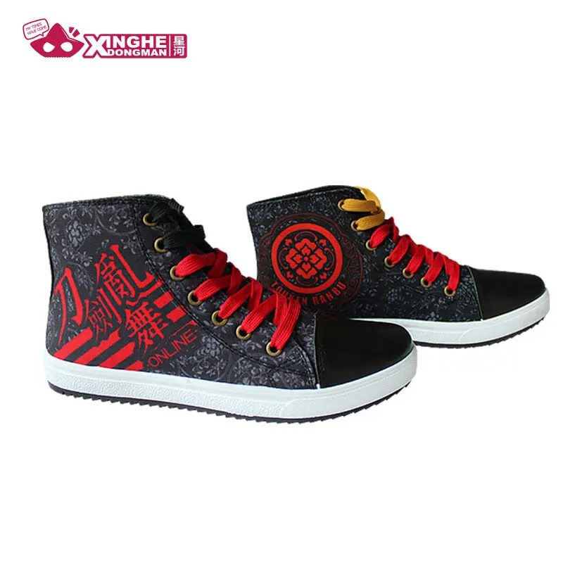 

Milky Way Anime Touken Ranbu Online Nakigitsune Mikazuki Munechika High Top Canvas Kashuu Kiyomitsu Sneakers Unisex Cosplay Shoe
