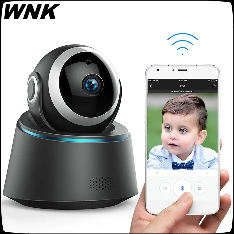 

WNK Wireless IP Camera Baby Monitor 1080P WiFi Security Camera Infrared Night Vision Surveillance CCTV Camera Motion Detection