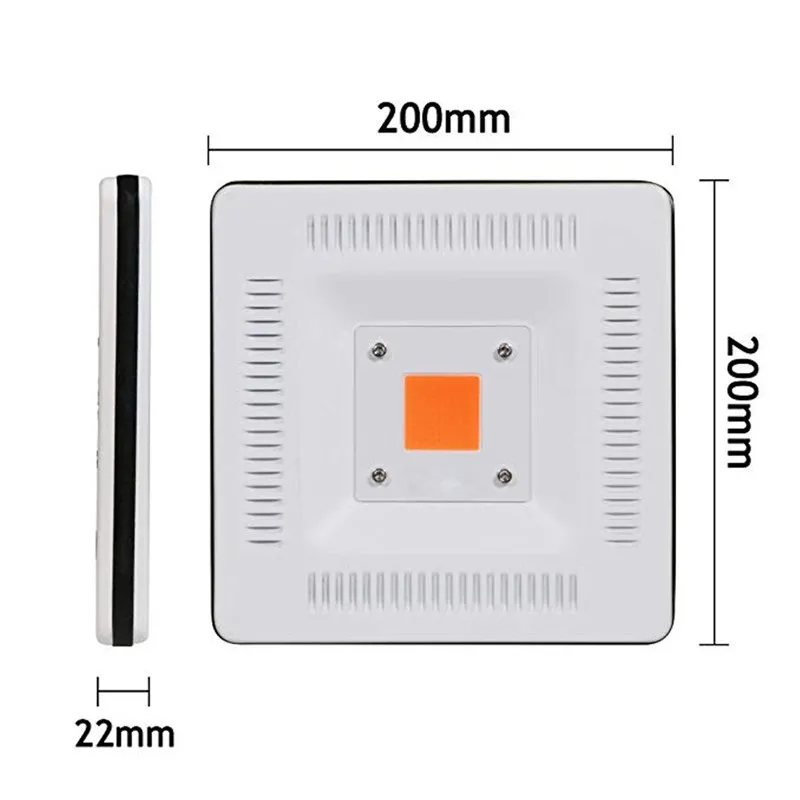 CLAITE полный спектр светодиодный растут огни 50 W Водонепроницаемый IP66 грозозащищенный светодиодный завод прожектор AC 220-240 V