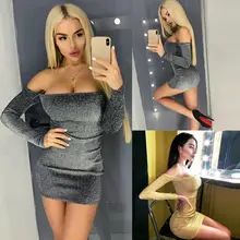 Brand Sexy Dress Vestidos 2019 New Arrival Women Summer Off Shoulder Mini Sequin Dress Beach Long Sleeve Bodycon Dresses Brand Sexy Dress Vestidos 2019 New Arrival Women Summer Off Shoulder Mini Sequin Dress Beach Long Sleeve Bodycon Dresses