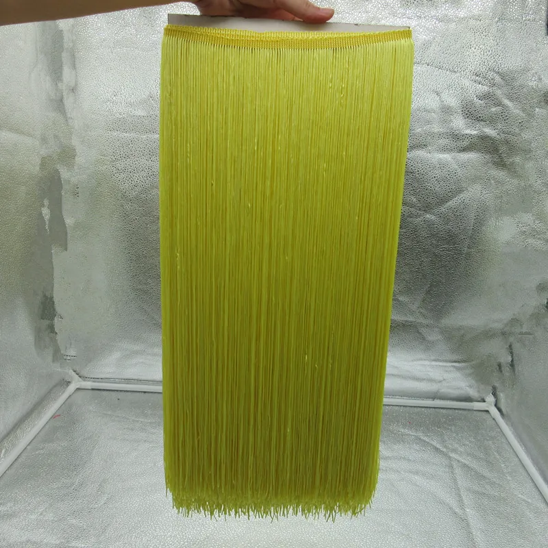 

5 Meters 50cm Wide Fringe Lace Trim Tassel yellow Fringe Trimming For Latin Dress Stage Clothes Accessories Lace Ribbon Tassel