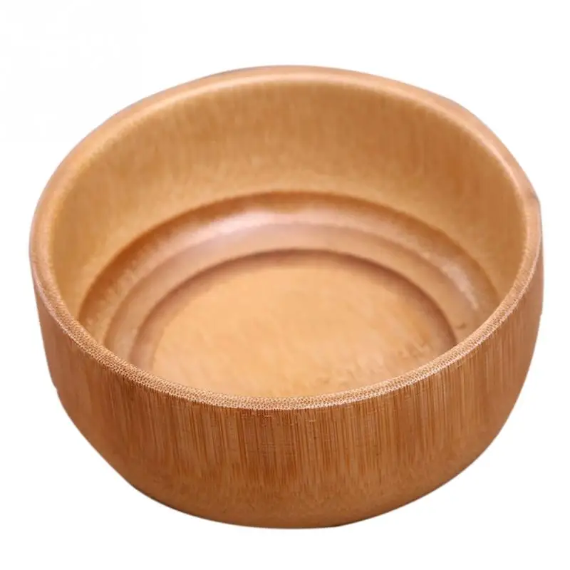 

1PC Fashion Bamboo Round Sala Bowl Kitchen Bamboo Handmade Children Kid Fruit Rice Soup Bowl Dining Tool Hot