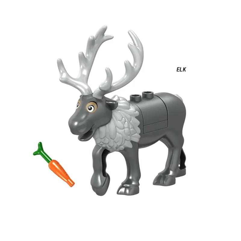 

Newest Animal series Christmas Elk Polar bear Figures Building Blocks Set Bricks For Children Toys gift Compatible with legoings