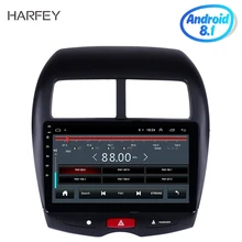 Harfey 10,1 «Android 8,1 автомобильный мультимедийный плеер gps навигационная система для 2010 2011-2015 Mitsubishi ASX peugeot 4008 автомобильное радио