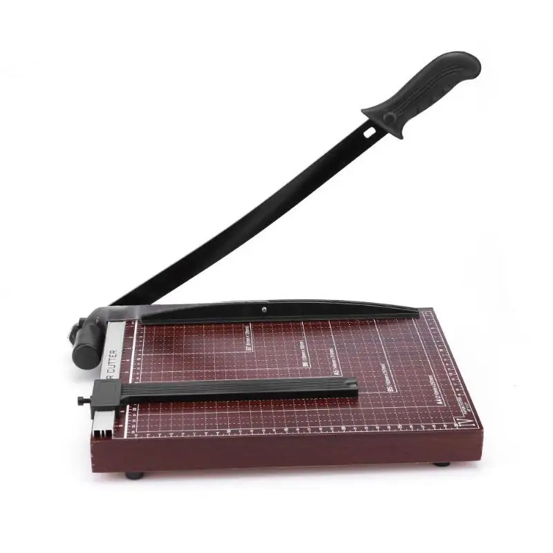 

A4 Paper Card Trimmer Guillotine Professional Scrapbook Durable Photo Wood Base Cutter Office Paper Cutting Mats A4 Paper Cutter