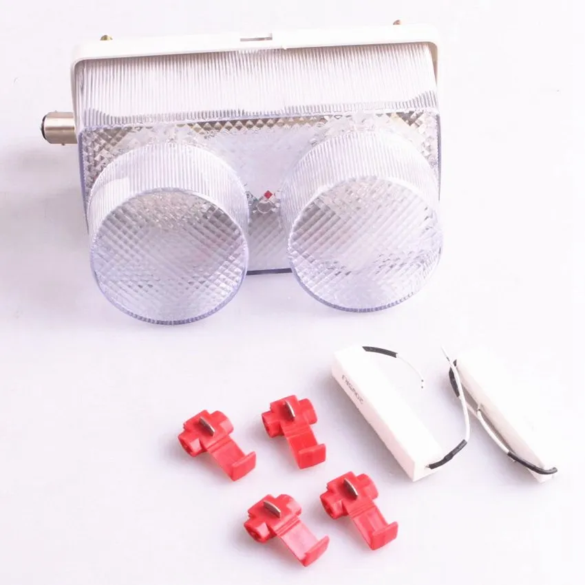

For Yamaha YZF R1 1998 1999 YZF-R1 Motorcycle LED Integrated Turn Signals Tail Light Clear