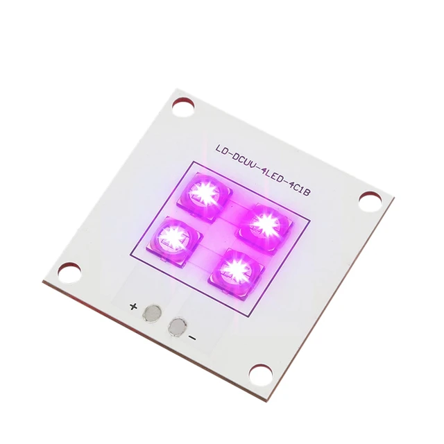 Best Offers 40W Led Light Source Lamp Panel Copper Plate Integrated Light Uv Curable Violet For Uv Dlp Diy 3D Printer Parts & Accessories